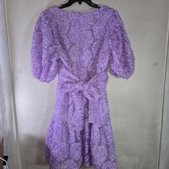 Eloquii Lilac Lace Mini Dress - Picture 5 of 11